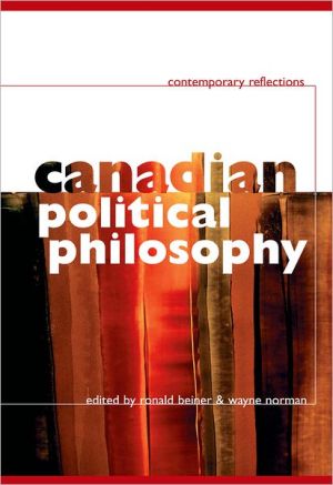 Book Canadian Political Philosophy: Contemporary Reflections free