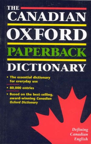 Book The Canadian Oxford Paperback Dictionary free