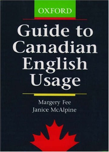 Book Guide to Canadian English Usage free