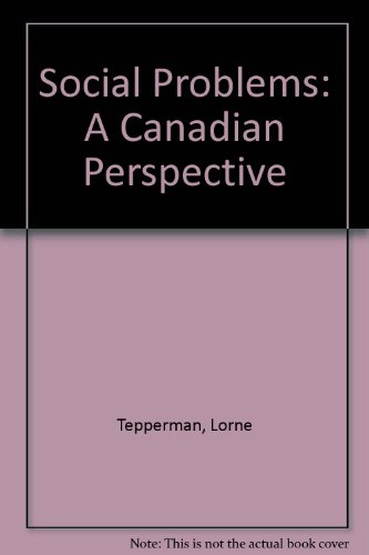 Book Social Problems: A Canadian Perspective (Spanish Edition) free