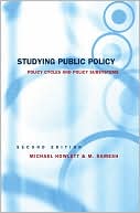 Book Studying Public Policy: Policy Cycles and Policy Subsystems free