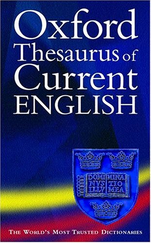 Book Oxford Thesaurus of Current English free