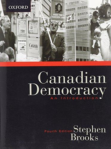 Book Canadian Democracy: An Introduction Federal Election 2004 CD and text free