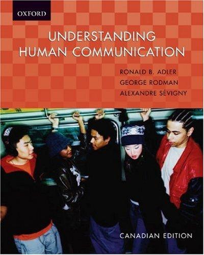 Book Understanding Human Communication: Canadian Edition free