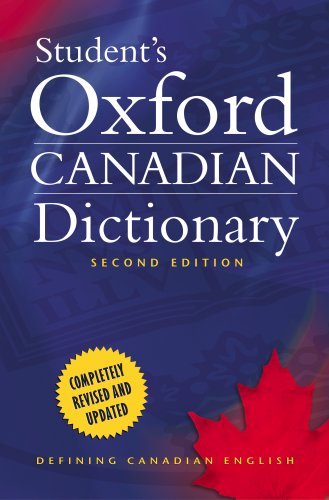 Book Student's Oxford Canadian Dictionary free