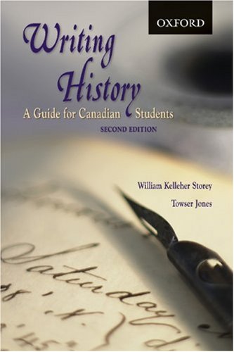 Book Writing History: A Guide for Canadian Students free