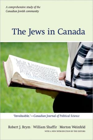 Book The Jews in Canada (Wynford Books) free