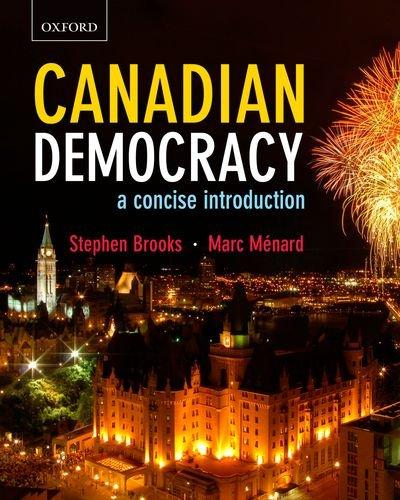 Book Canadian Democracy A Concise Introduction free