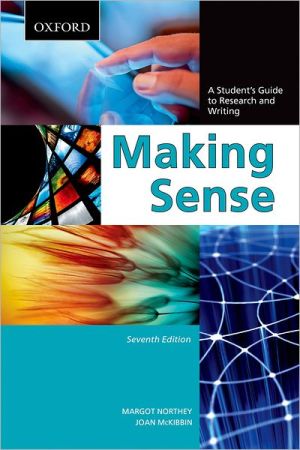 Book Making Sense: A Student's Guide to Research and Writing free