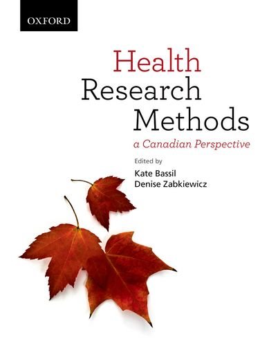 Book Health Research Methods: A Canadian Perspective free