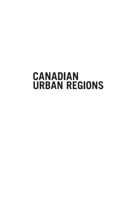 Book Canadian Urban Regions: Trajectories of Growth and Change free