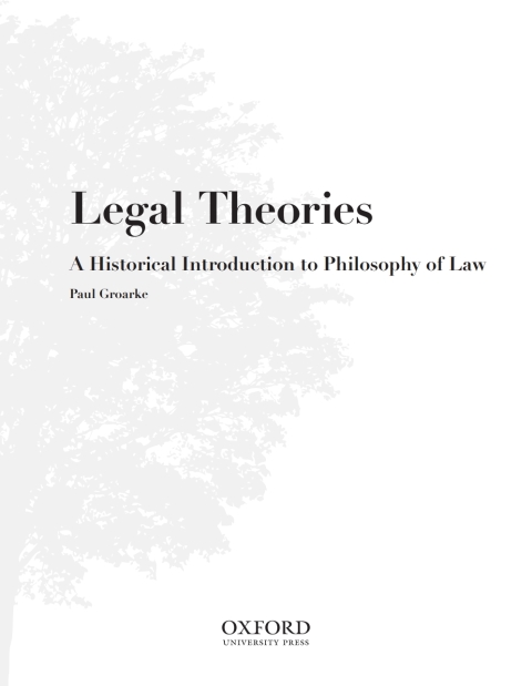 Book Legal Theories: A Historical Introduction to Philosophy of Law free