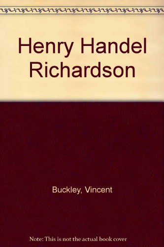 Book Henry Handel Richardson free