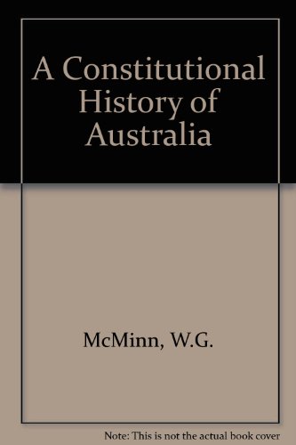 Book Constitutional History of Australia free
