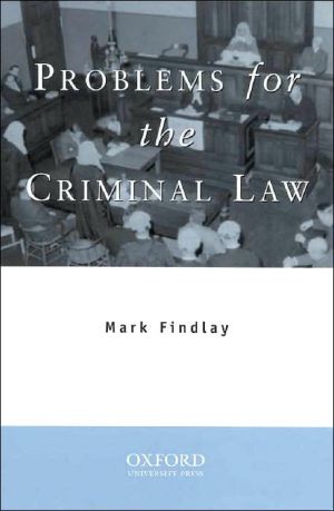 Book Problems For The Criminal Law free