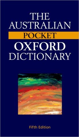 Book Australian Pocket Oxford Dictionary free