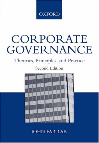 Book Corporate Governance: Theories, Principles, and Practice free