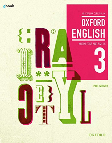 Book Oxford English 3 Knowledge and Skills Australian Curriculum Student Book + obook free