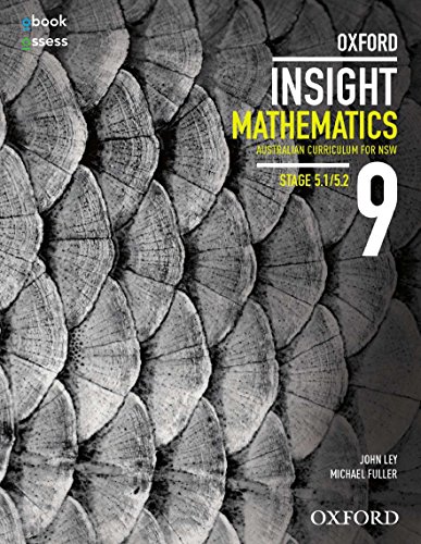 Book Oxford Insight Mathematics 9 5.1/5.2 AC for NSW Student book + obook assess free