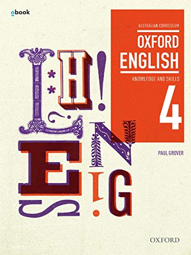 Book Oxford English 4 Knowledge and Skills Australian Curriculum Student Book + obook free