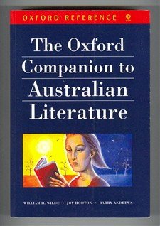 Book The Oxford Companion To Australian Literature (oxford Reference) free