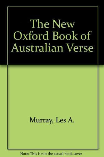 Book The New Oxford Book of Australian Verse (Oxford Books of Verse) free