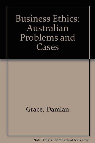 Book Business Ethics: Australian Problems and Cases free