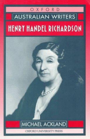 Book Henry Handel Richardson (Australian Writers) free