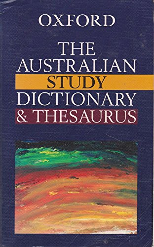 Book The Australian Study Dictionary & Thesaurus free