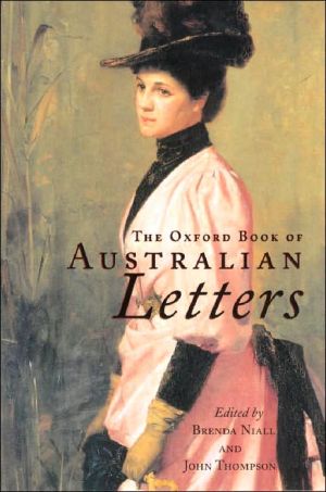 Book The Oxford Book of Australian Letters free