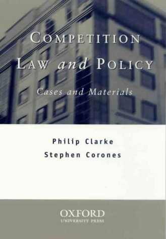 Book Competition Law and Policy free