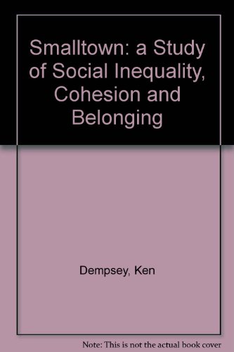 Book Small Town A Study Of Social Inequality/international Edition free