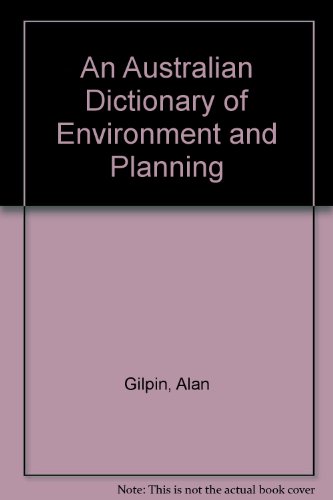 Book An Australian Dictionary of Environment and Planning free