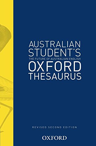 Book Australian Student's Oxford Thesaurus 2ED free
