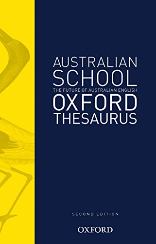Book The Australian School Oxford Thesaurus free