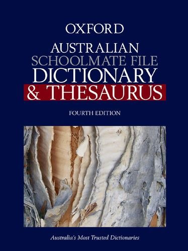 Book Australian Schoolmate File Dictionary and Thesaurus free