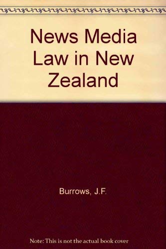 Book News Media Law in New Zealand free