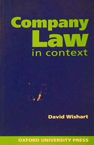 Book Company Law in Context free