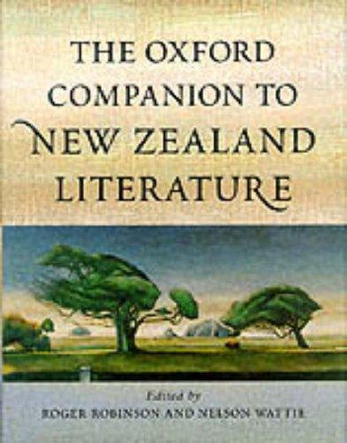 Book The Oxford Companion to New Zealand Literature free