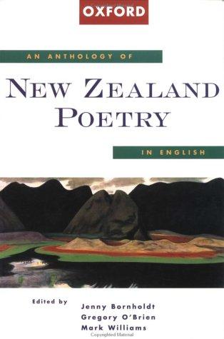 Book An Anthology of New Zealand Poetry in English free