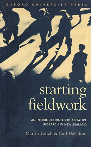 Book Starting Fieldwork: An Introduction To Qualitative Research In New Zealand free