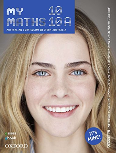 Book Mymaths 10 Australian Curriculum For Wa Student Book + Obook/assess free