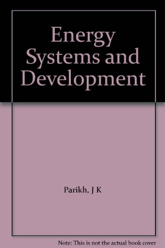 Book Energy Systems And Development free