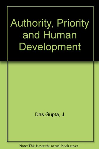 Book Authority, Priority, And Human Development free