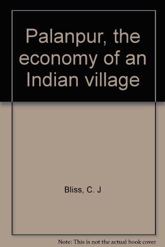 Book Palanpur, The Economy Of An Indian Village free