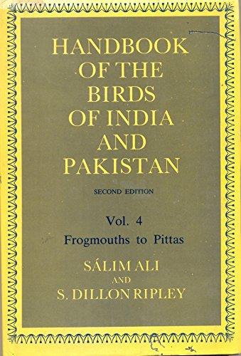 Book Handbook Of The Birds Of India And Pakistan: Together With Those Of Bangladesh, Nepal, Bhutan And Sri Lanka Volume 4: Frogmouths To Pittas free