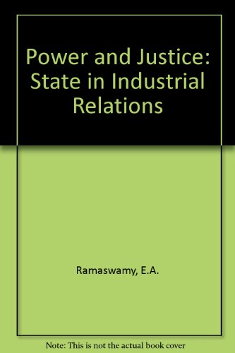 Book Power And Justice: The State In Industrial Relations free