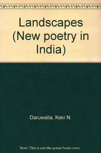 Book Landscapes (new Poetry In India) free