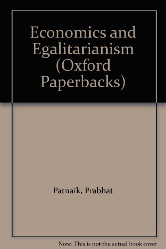 Book Economics And Egalitarianism free