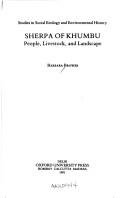 Book Sherpa of Khumbu: People, Livestock, and Landscape free